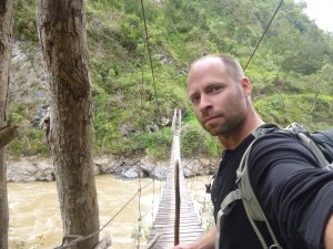 Wooden Bridge on Baliem Valley Trek