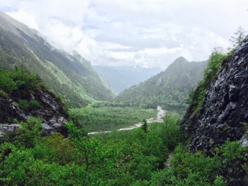 View From Ice Lake, Yubeng, Yunnan Province, China